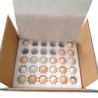 Egg packaging pearl cotton